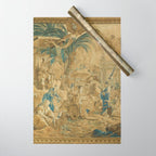 Antique 18th Century 'Chinese Fair' French Beauvais Tapestry Francois Boucher Wrapping Paper Gallery Image 1