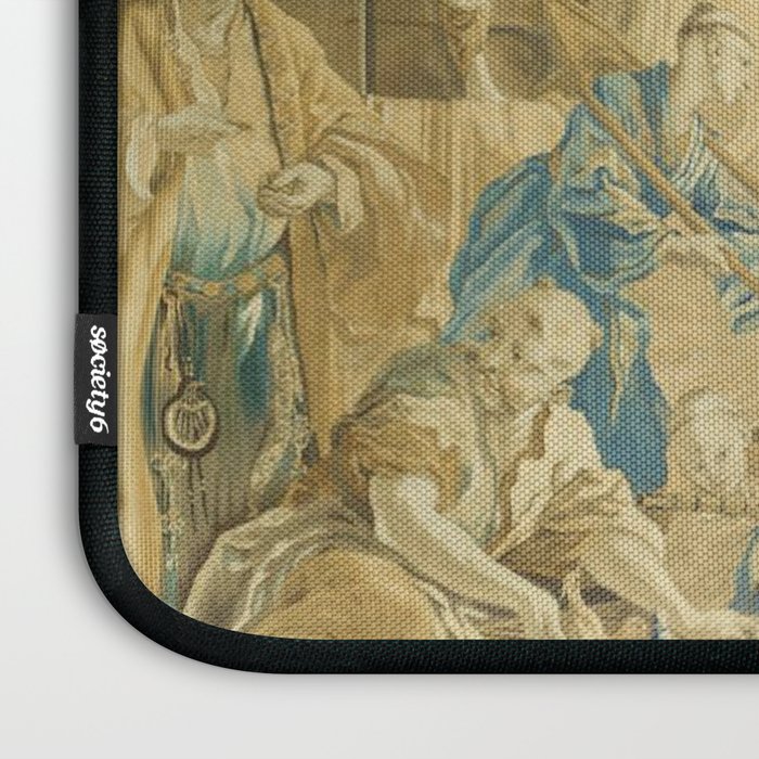 Antique 18th Century 'Chinese Fair' French Beauvais Tapestry Francois Boucher Laptop Sleeve Gallery Image 3