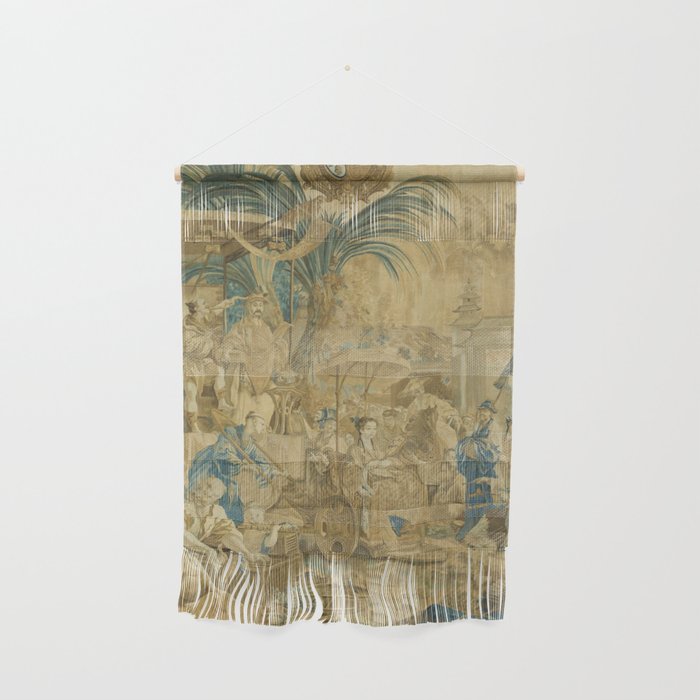 Antique 18th Century 'Chinese Fair' French Beauvais Tapestry Francois Boucher Wall Hanging Gallery Image 1