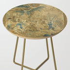 Antique 18th Century 'Chinese Fair' French Beauvais Tapestry Francois Boucher Side Table Gallery Image 2