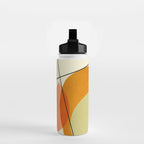 mid century geometric shapes painted abstract III Water Bottle Gallery Image 2