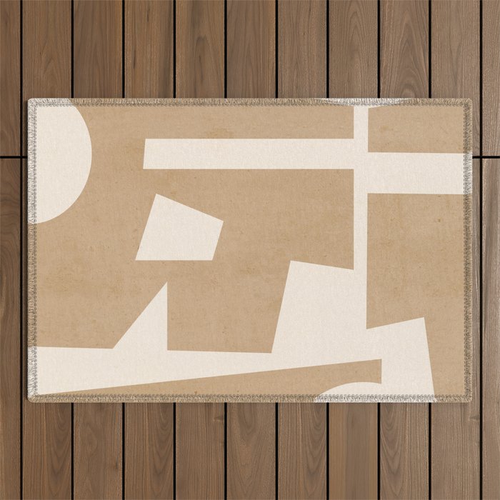 Minimal Abstract Art 30 Outdoor Rug Gallery Image 1
