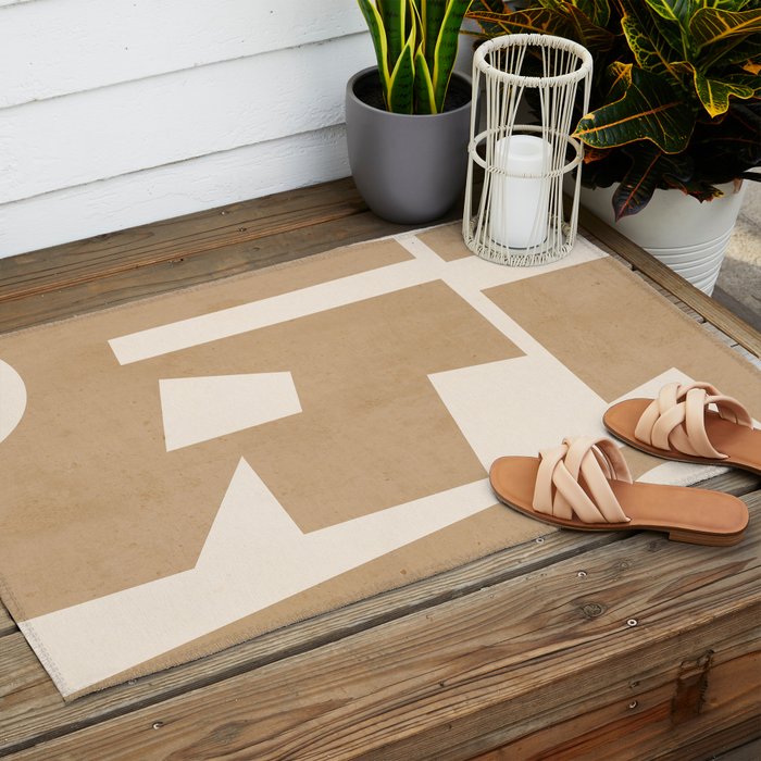 Minimal Abstract Art 30 Outdoor Rug Gallery Image 2