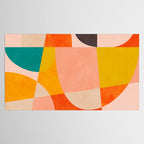 abstract painterly mid century shapes 4 Tablecloth Gallery Image 2