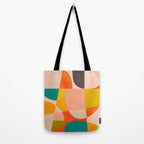 abstract painterly mid century shapes 4 Tote Bag Gallery Image 2