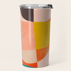 abstract painterly mid century shapes 4 Travel Mug Gallery Image 2