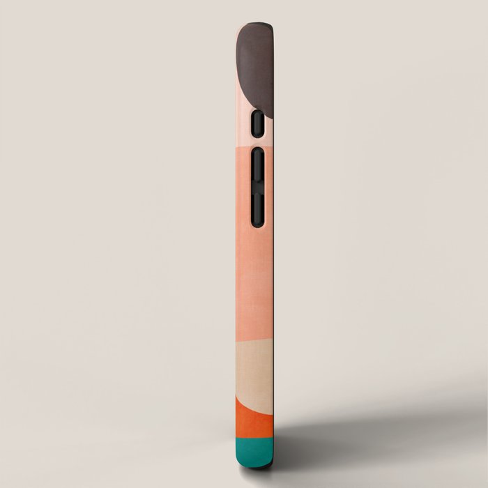 abstract painterly mid century shapes 4 iPhone Case Gallery Image 2