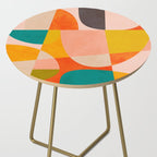 abstract painterly mid century shapes 4 Side Table Gallery Image 2