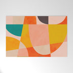 abstract painterly mid century shapes 4 Welcome Mat Gallery Image 1