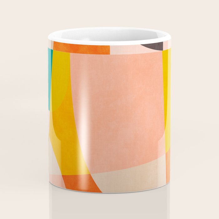abstract painterly mid century shapes 4 Coffee Mug Gallery Image 4