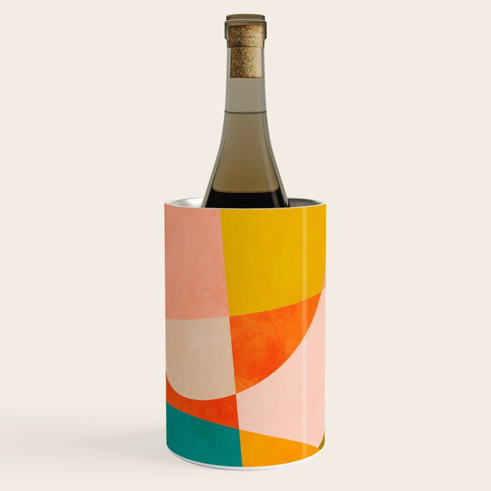 abstract painterly mid century shapes 4 Wine Chiller Gallery Image 3