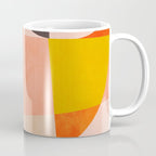 abstract painterly mid century shapes 4 Coffee Mug Gallery Image 1