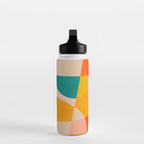 abstract painterly mid century shapes 4 Water Bottle Gallery Image 3