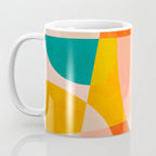 abstract painterly mid century shapes 4 Coffee Mug Gallery Image 3