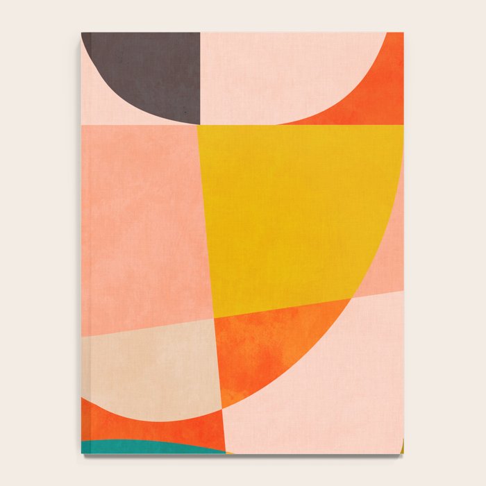 abstract painterly mid century shapes 4 Notebook Gallery Image 4