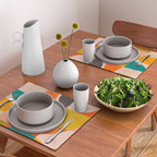 abstract painterly mid century shapes 4 Placemat Gallery Image 2