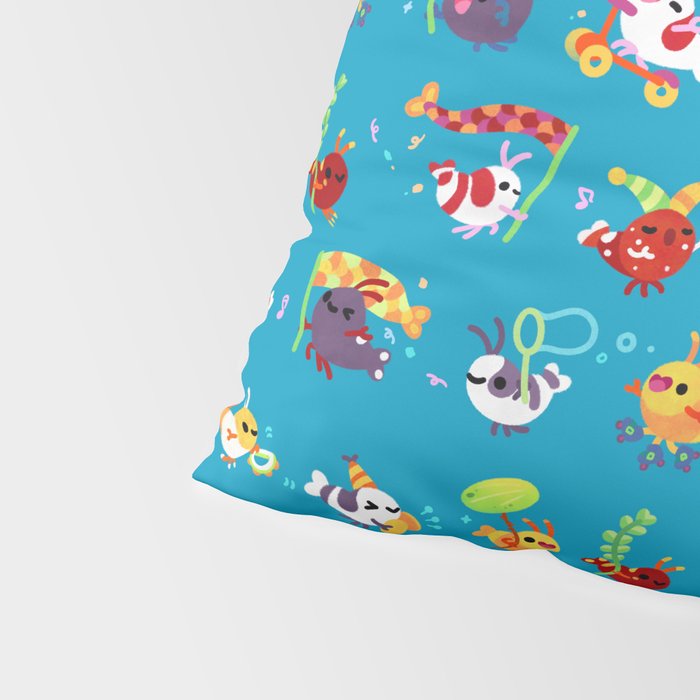 Shrimp march Pillow Sham Gallery Image 4