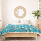 Shrimp march Duvet Cover Gallery Image 3