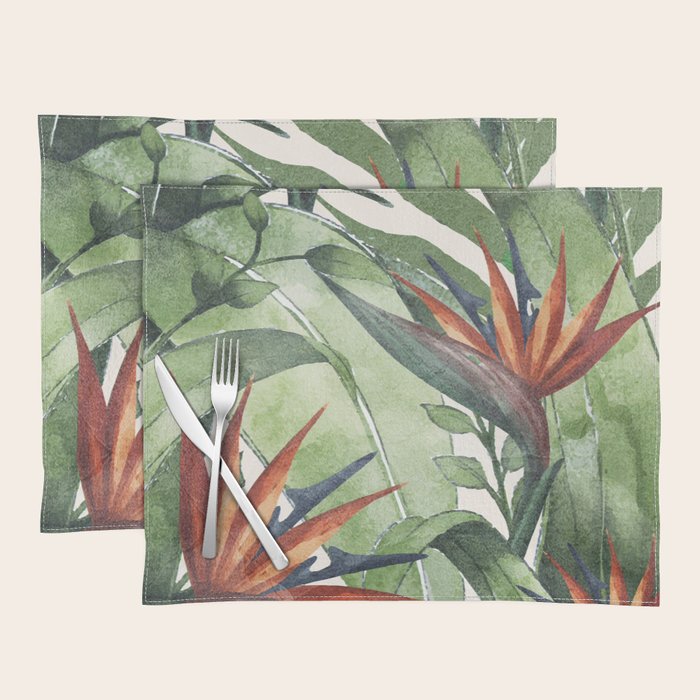 Tropical Flora I Placemat Gallery Image 1