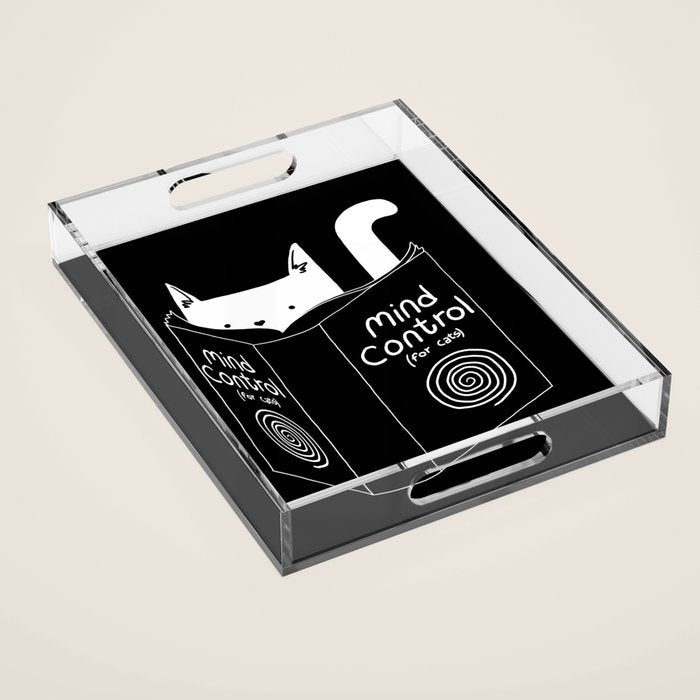 Mind Control 4 Cats Acrylic Tray Gallery Image 1