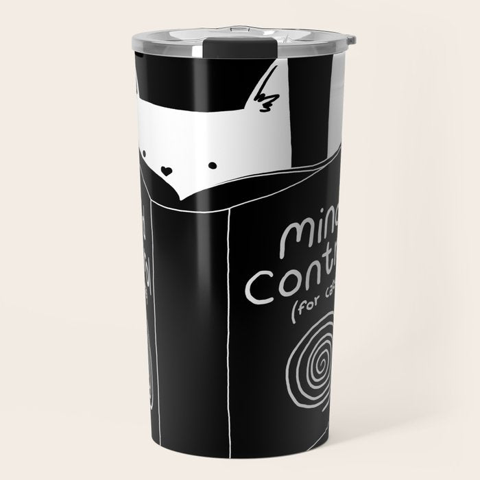 Mind Control 4 Cats Travel Mug Gallery Image 1