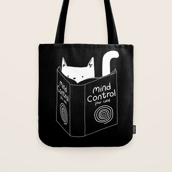 Mind Control 4 Cats Tote Bag Gallery Image 1