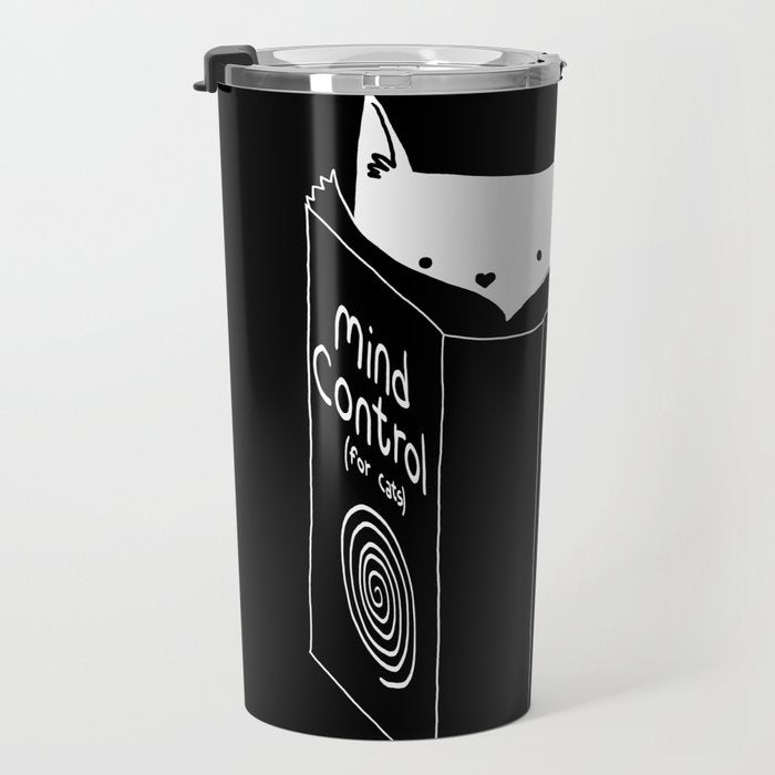 Mind Control 4 Cats Travel Mug Gallery Image 3