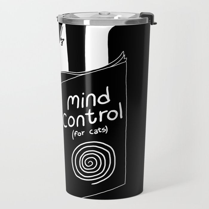 Mind Control 4 Cats Travel Mug Gallery Image 2