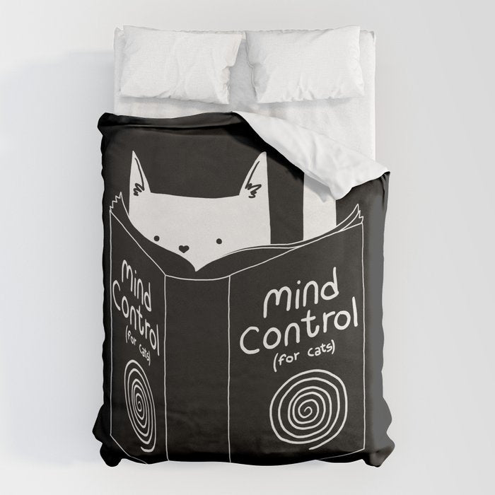 Mind Control 4 Cats Duvet Cover Gallery Image 1