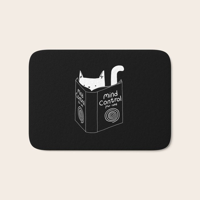Mind Control 4 Cats Bath Mat Gallery Image 1