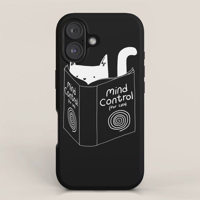 Mind Control 4 Cats iPhone Case Gallery Image 1