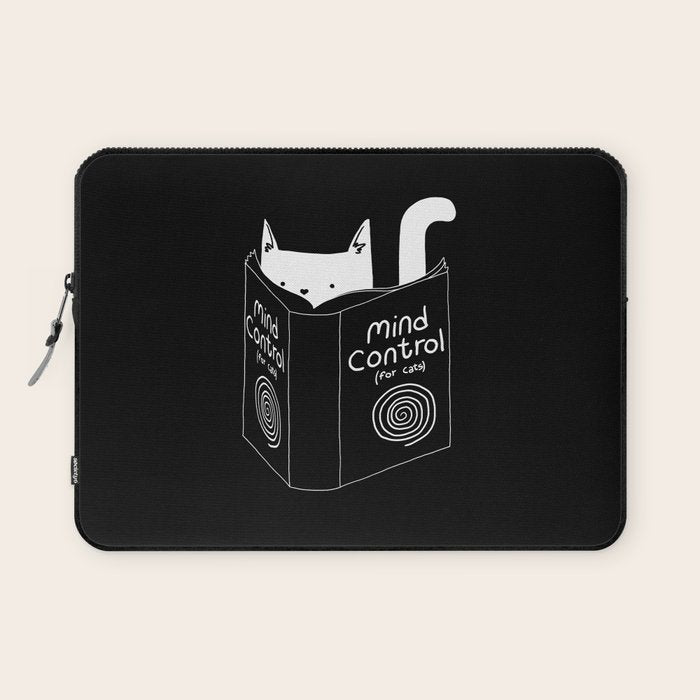 Mind Control 4 Cats Laptop Sleeve Gallery Image 1