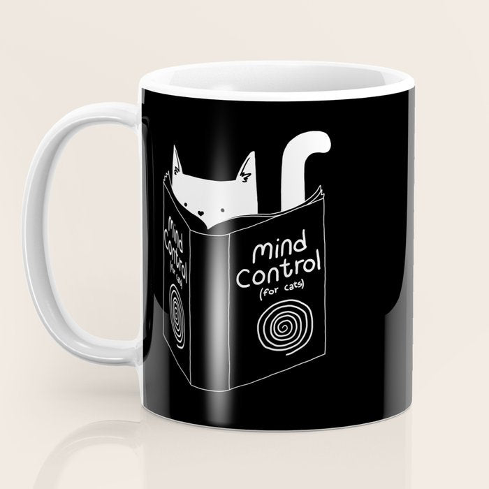 Mind Control 4 Cats Coffee Mug Gallery Image 3