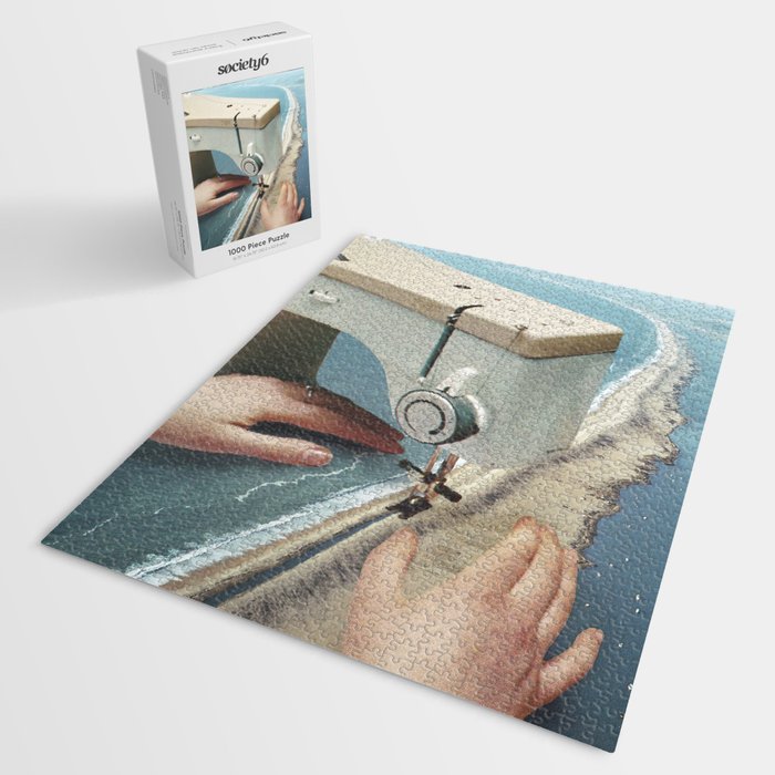 Seamstress Causeway II - Sewing Machine Jigsaw Puzzle Gallery Image 2