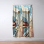 Seamstress Causeway II - Sewing Machine Window Curtain Gallery Image 3