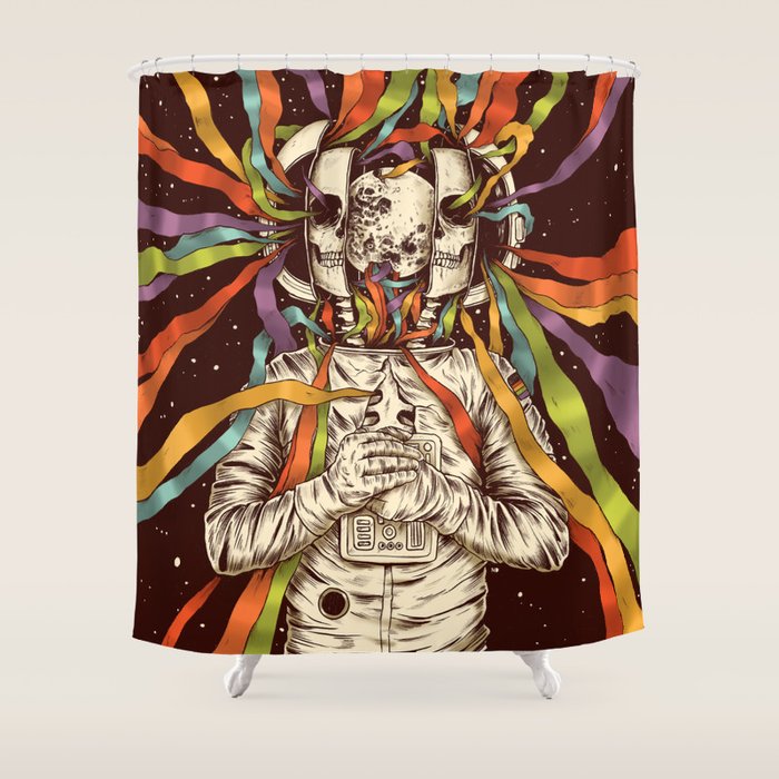 Life from The Darkest Existence Shower Curtain Gallery Image 1
