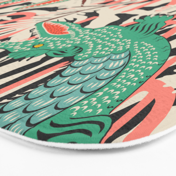 BAZAAR MAXIMA GATOR Bath Mat Gallery Image 3