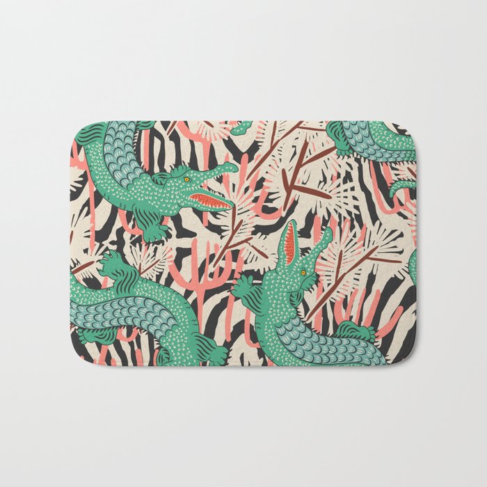 BAZAAR MAXIMA GATOR Bath Mat Gallery Image 1
