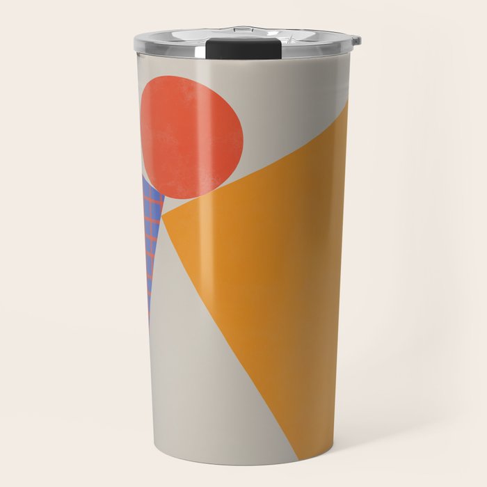 Red Circle #2 Travel Mug Gallery Image 1