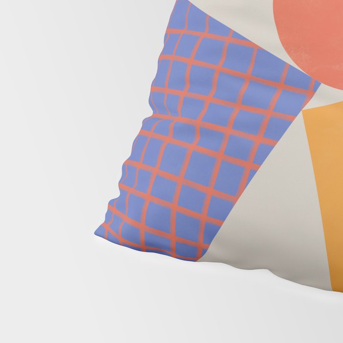 Red Circle #2 Pillow Sham Gallery Image 4