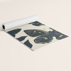 Black Butterflies Yoga Mat Gallery Image 2