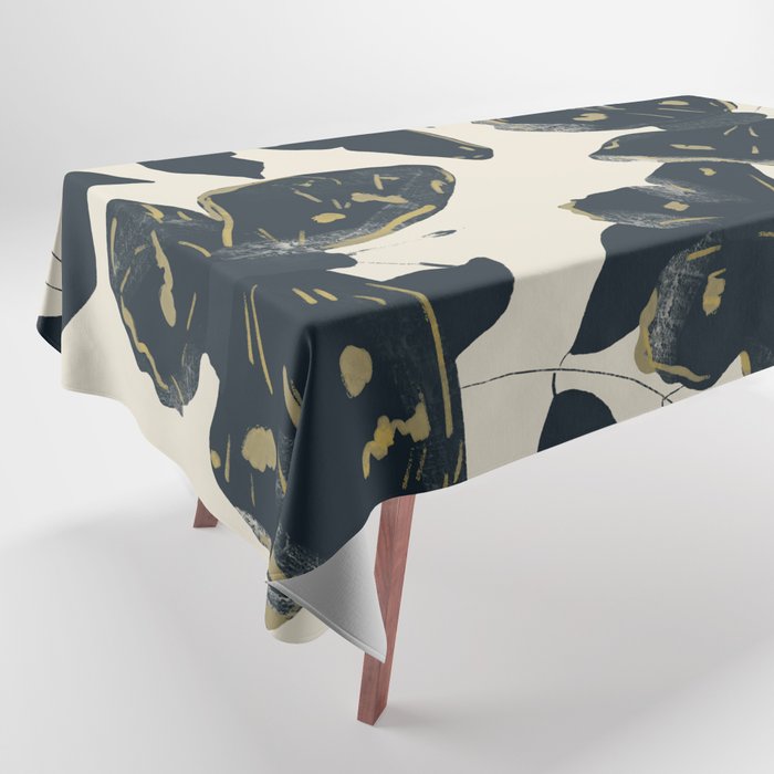 Black Butterflies Tablecloth Gallery Image 1