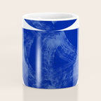 blue retro mid century Coffee Mug Gallery Image 4
