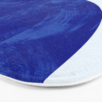 blue retro mid century Bath Mat Gallery Image 3