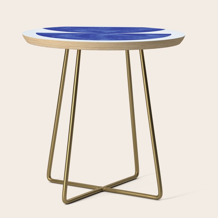 blue retro mid century Side Table Gallery Image 1