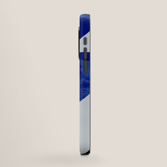 blue retro mid century iPhone Case Gallery Image 2