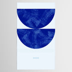 blue retro mid century Tablecloth Gallery Image 2