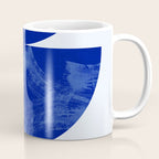 blue retro mid century Coffee Mug Gallery Image 1