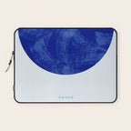 blue retro mid century Laptop Sleeve Gallery Image 1