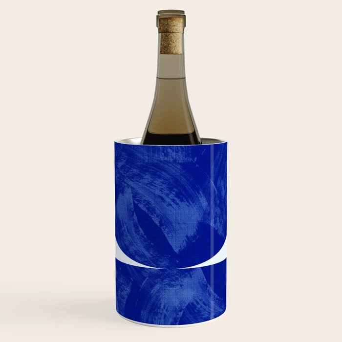 blue retro mid century Wine Chiller Gallery Image 1
